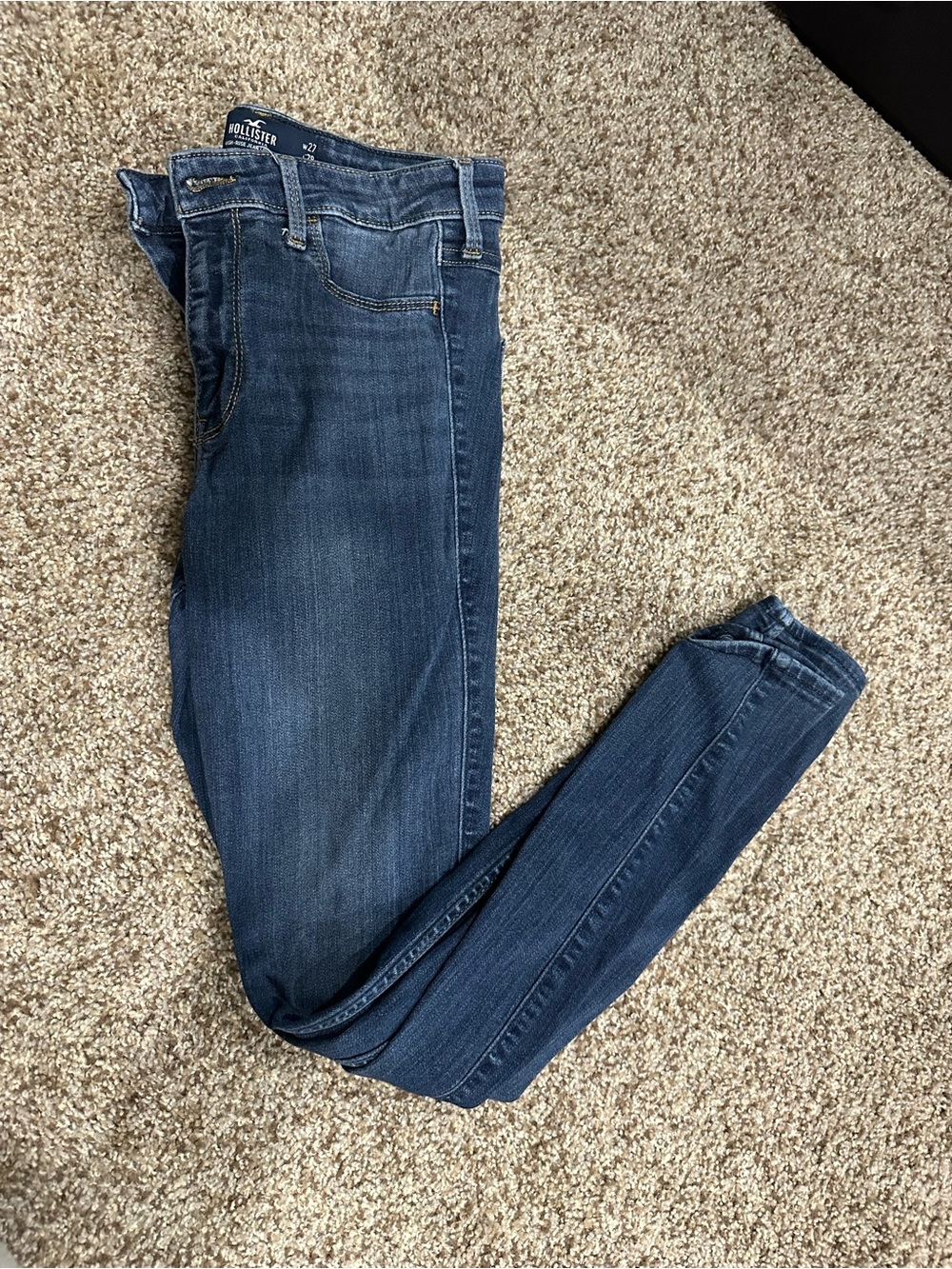 Hollister Women's Medium Blue Skinny Jeans